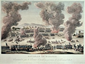 La Batalla de Marengo, 25 Priarial An VIII (14 de junio de 1800) después de 1800 de Tessier
